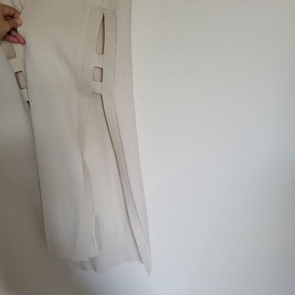 La fee Verte tunic open sides soft turtle neck sleeveless - Picture 2 of 6